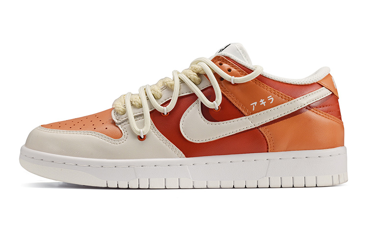 Buy [Sepatu Kustom] Nike Dunk Low 'Cyberpunk Retro Struktur' DH9765-100(TeamE-女款赛博朋克红橙白)