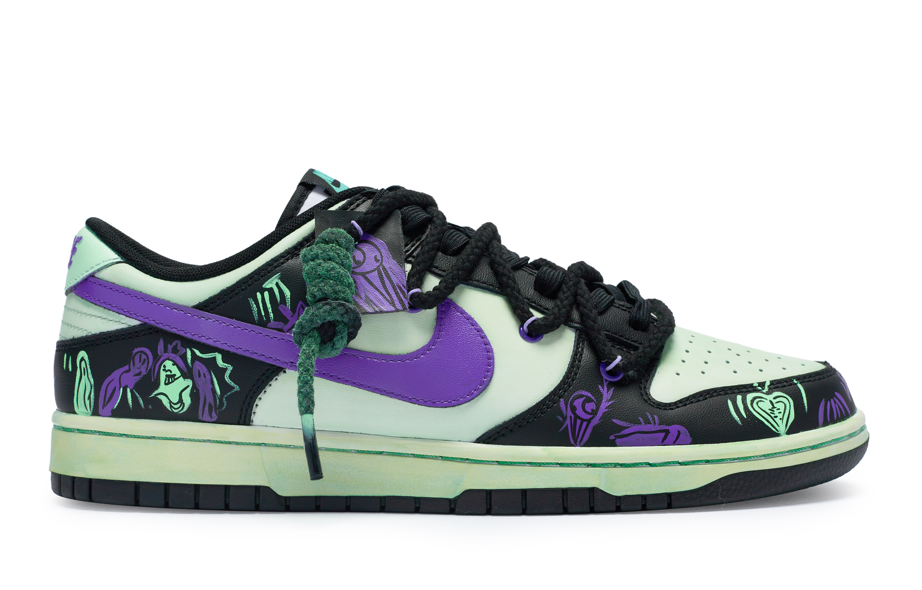 Lookbook 나이키 덩크 로우 '사이버펑크 그린' (커스텀) DD1391-100-454005