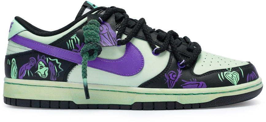 나이키 덩크 로우 '사이버펑크 그린' (커스텀) DD1391-100-454005 Lookbook 나이키 덩크 로우 '사이버펑크 그린' (커스텀) DD1391-100-454005