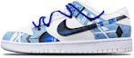 Buy 【定製球鞋】Nike Dunk Low 賽博朋克 機械風 Vibe 噴繪 限量特殊鞋盒 解構雙鞋帶 低幫 板鞋 GS 藍白