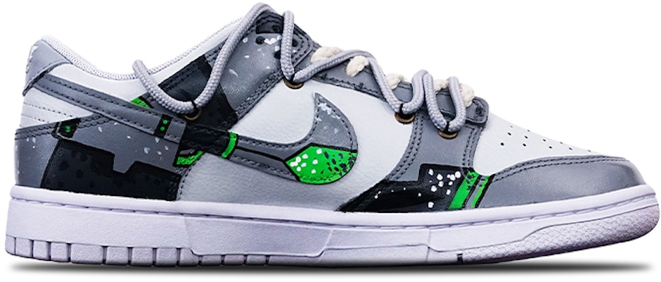 【カスタムシューズ】ナイキ ダンク ロー「サイバーパンクバイブ」 DH9765-100(TeamT-机械白灰绿S-BOX) Order 【カスタムシューズ】ナイキ ダンク ロー「サイバーパンクバイブ」 DH9765-100(TeamT-机械白灰绿S-BOX)