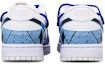 Shop 【定製球鞋】Nike Dunk Low 賽博朋克 機械風 Vibe 噴繪 限量特殊鞋盒 解構雙鞋帶 低幫 板鞋 GS 藍白