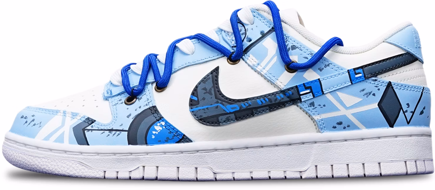 custom-shoes-nike-dunk-low-cyberpunk-weathered-gundam-deconstructed-smog-blue