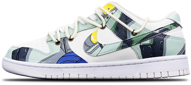 나이키 덩크 로우 '사이버펑크 자쿠' (커스텀) DH9765-100(TeamT-扎古绿白黄S-BOX) Buy 나이키 덩크 로우 '사이버펑크 자쿠' (커스텀) DH9765-100(TeamT-扎古绿白黄S-BOX)