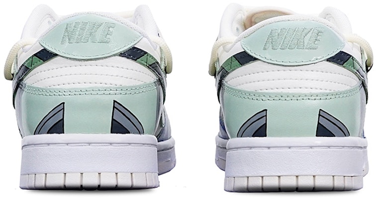 【定制球鞋】Nike Dunk Low 賽博朋克 機械風扎古 Vibe 噴繪 特殊鞋盒 解構雙鞋帶 低筒 板鞋 GS 綠白黃 Shop 【定制球鞋】Nike Dunk Low 賽博朋克 機械風扎古 Vibe 噴繪 特殊鞋盒 解構雙鞋帶 低筒 板鞋 GS 綠白黃