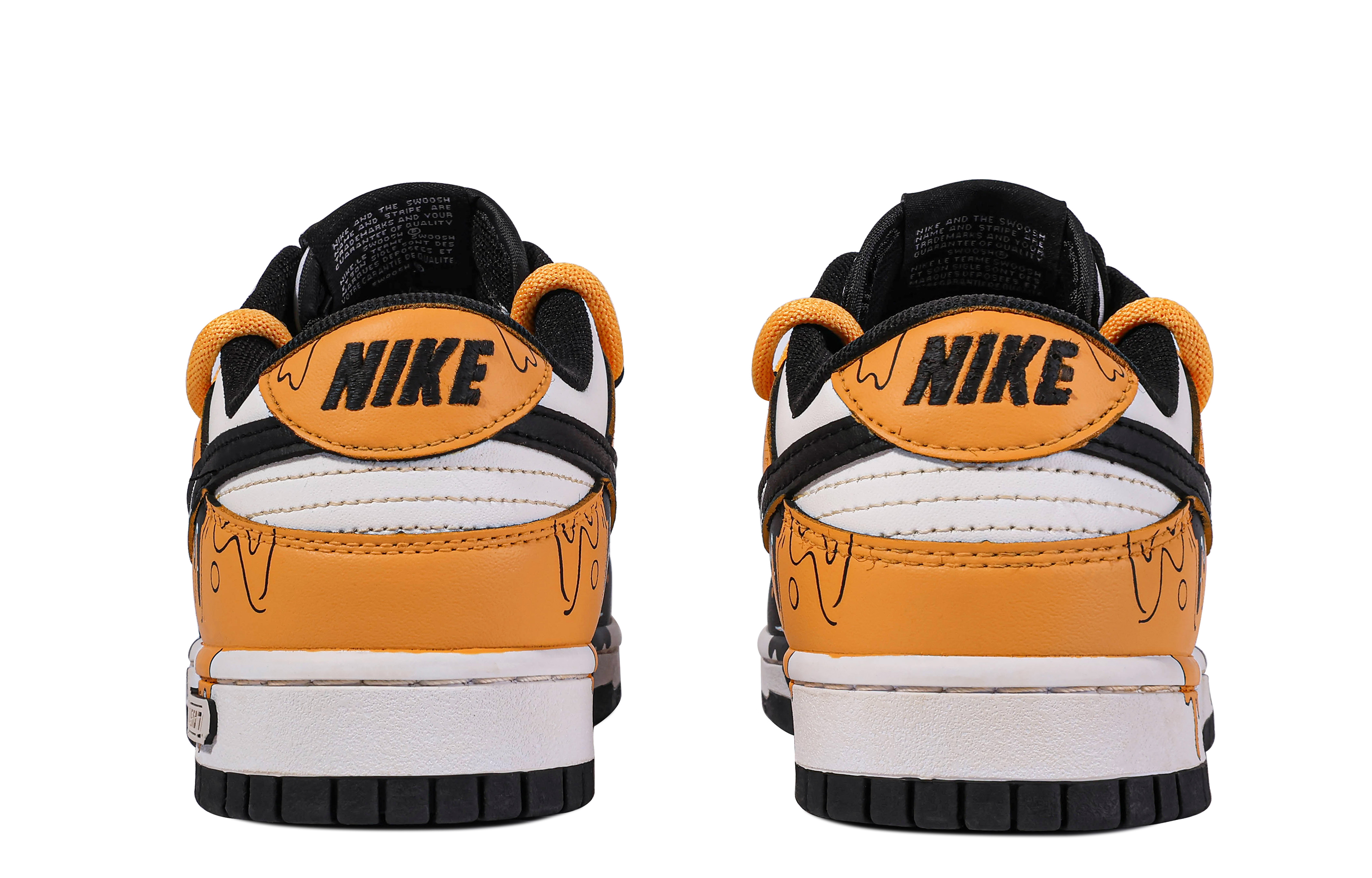 Shop [Zapatos Personalizados] Nike Dunk Low 'Da Vinci Negro Oro Fluido' DD1391-100(TeamM-男款黑金流体S-BOX)