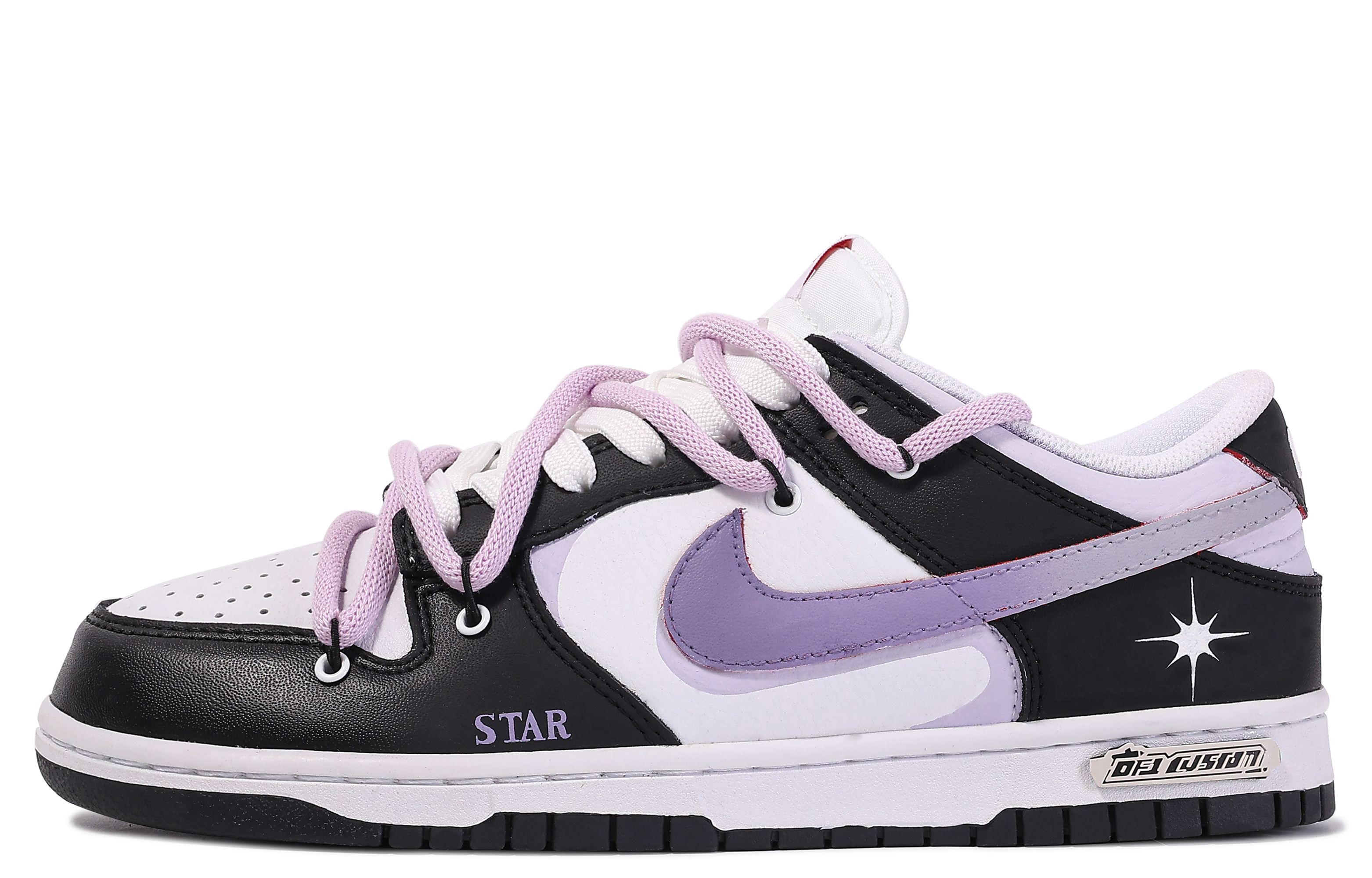 Buy Zapatillas Personalizadas Nike Dunk Low 'Da Vinci Blackcurrant' FB3354-001(TeamM-黑加仑-BOX)