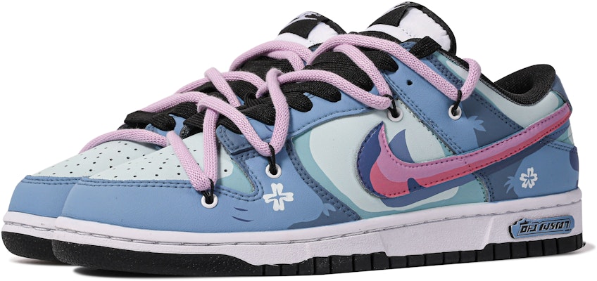 나이키 덩크 로우 '다빈치 블루-퍼플' (커스텀) CW1590-100(TeamM-女款试验品626-BOX) Lookbook 나이키 덩크 로우 '다빈치 블루-퍼플' (커스텀) CW1590-100(TeamM-女款试验品626-BOX)