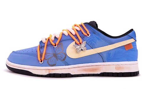 【定制鞋款】耐克Dunk Low '达芬奇蓝橙涂鸦' DH9765-002(TeamM-女款橘子海) Buy 【定制鞋款】耐克Dunk Low '达芬奇蓝橙涂鸦' DH9765-002(TeamM-女款橘子海)