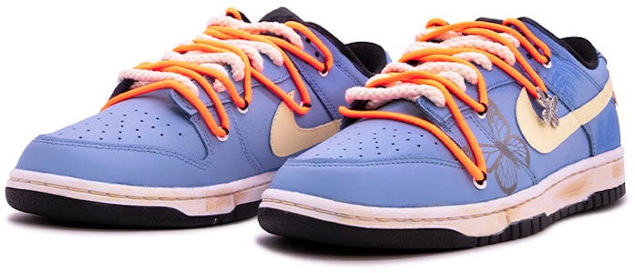 【定制鞋款】耐克Dunk Low '达芬奇蓝橙涂鸦' DH9765-002(TeamM-女款橘子海) Lookbook 【定制鞋款】耐克Dunk Low '达芬奇蓝橙涂鸦' DH9765-002(TeamM-女款橘子海)