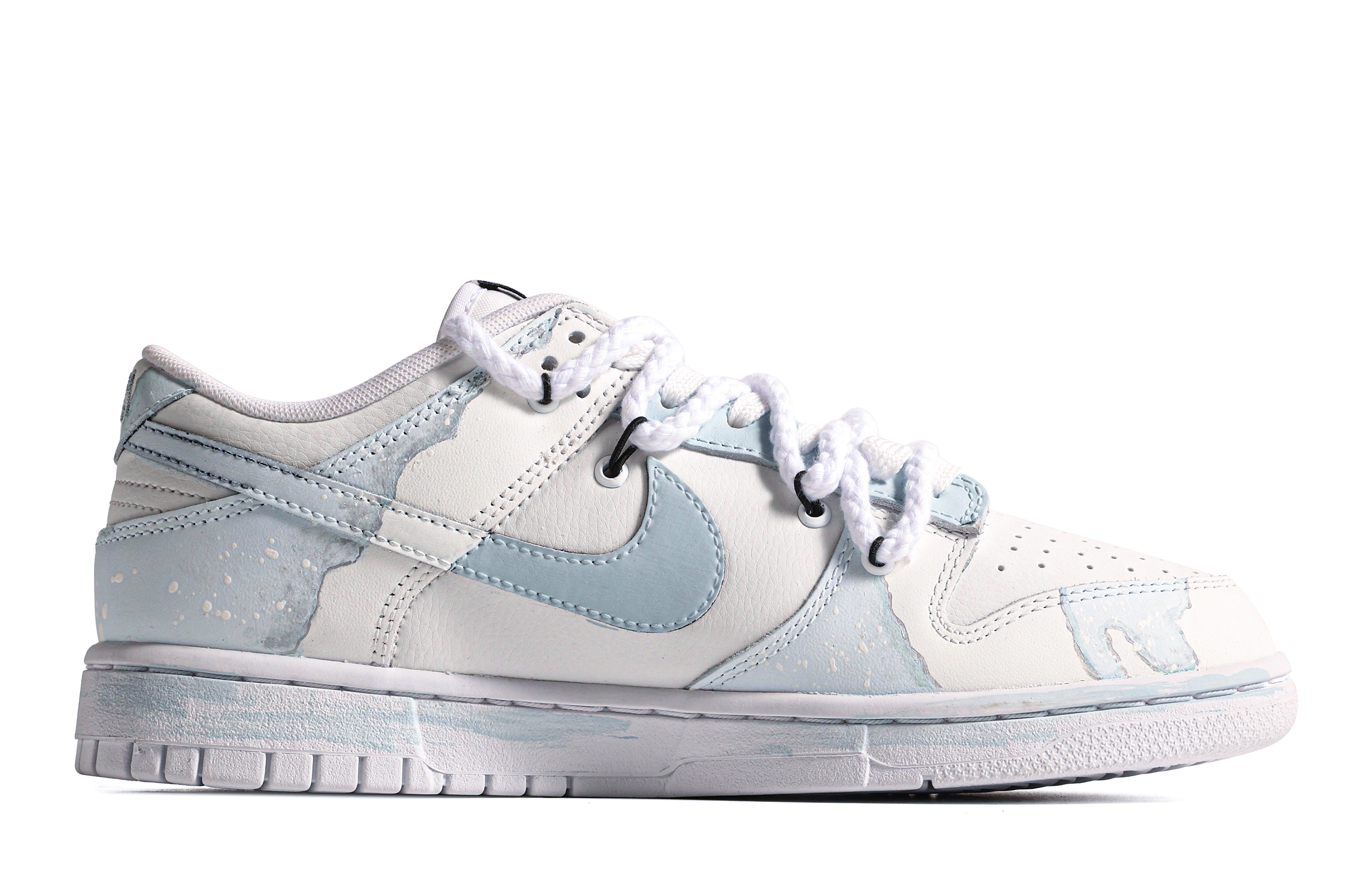 Order [Zapatillas Personalizadas] Nike Dunk Low 'Caligrafía Da Vinci' DH9765-100(TeamM-女款青娴末韵S-BOX)