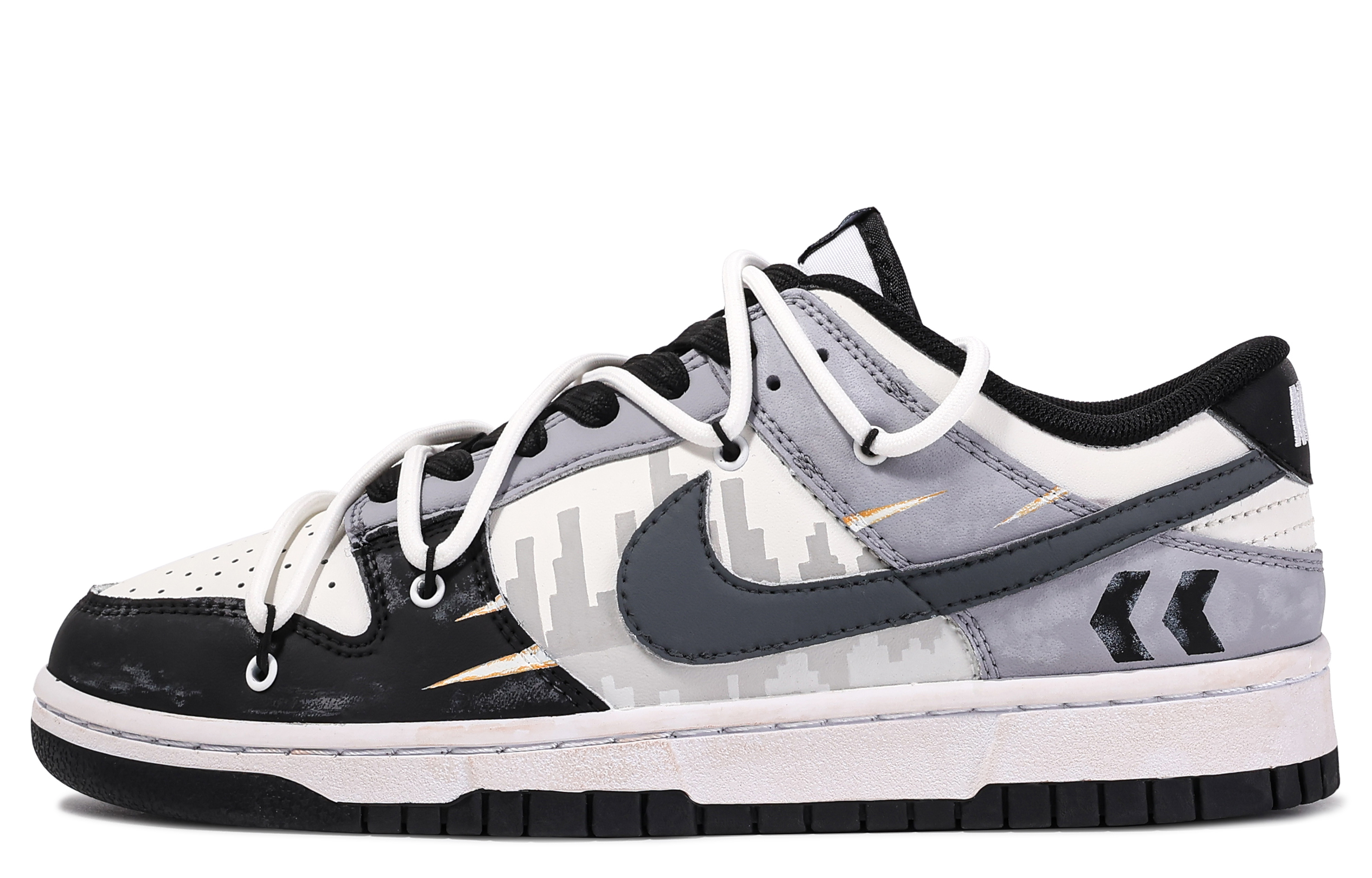 Buy [Kasut Custom] Nike Dunk Low 'Da Vinci Custom - Pengembangan Kota' DD1391-100(TeamM-城市扩张-BOX)