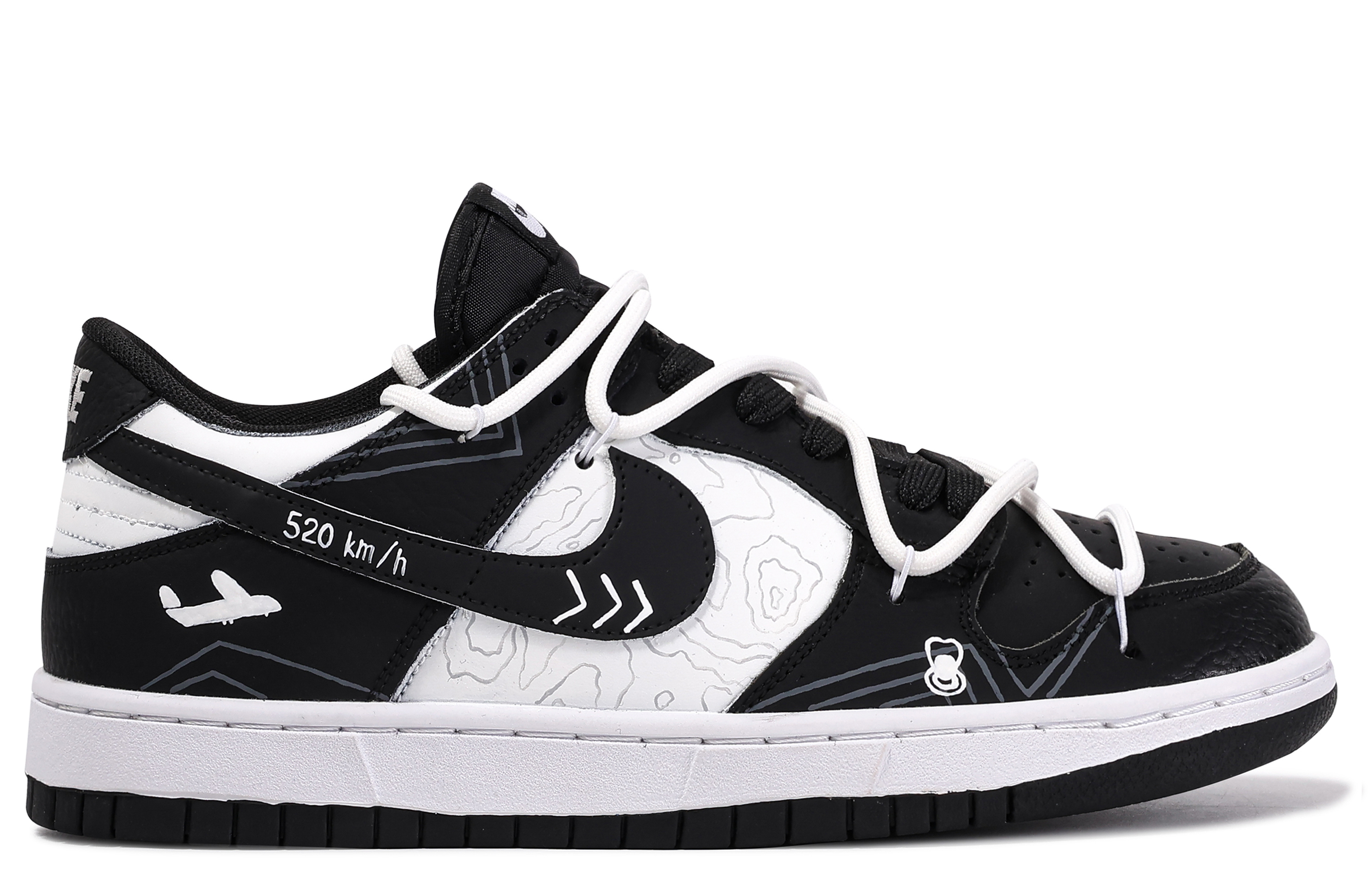 Lookbook [Sneakers Kustom] Nike Dunk Low 'Da Vinci Kustom' DD1391-100(TeamM-即刻到达-BOX)