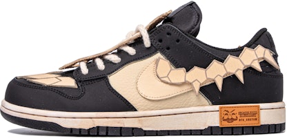 Zapatillas Nike Dunk Low 'Da Vinci Personalizadas Negro-Gris-Crema' DH9765-002(TeamM-女款复古鹿首黑灰米白) Buy Zapatillas Nike Dunk Low 'Da Vinci Personalizadas Negro-Gris-Crema' DH9765-002(TeamM-女款复古鹿首黑灰米白)