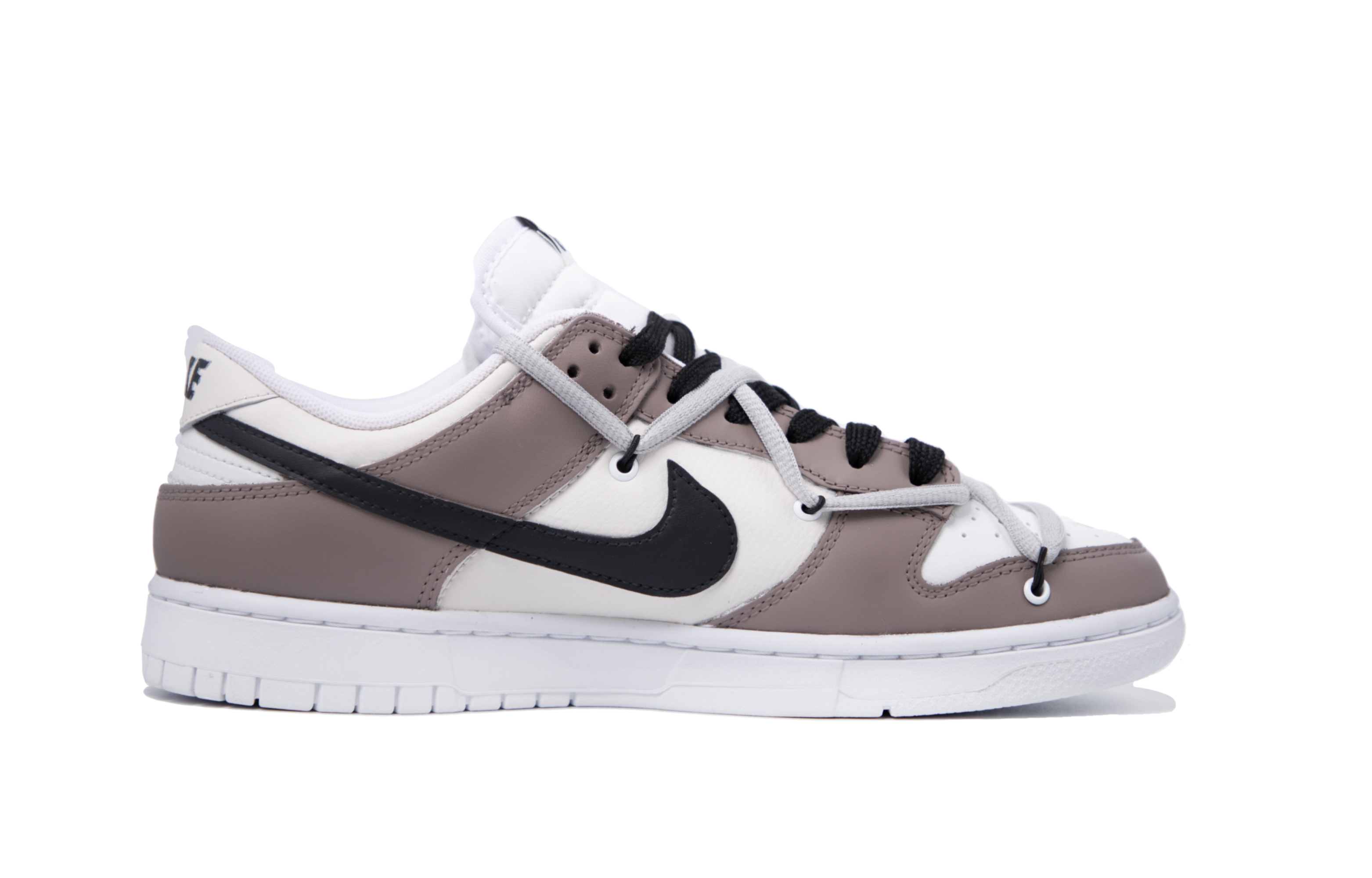 [Custom Shoes] Nike Dunk Low 'Da Vinci Custom Black Brown' 圖 2