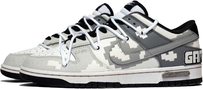 ナイキ ダンク Low カスタム "ダ・ヴィンチ" (黒/白/灰) DD1391-100(TeamM-男款复古电玩S-BOX) Lookbook ナイキ ダンク Low カスタム "ダ・ヴィンチ" (黒/白/灰) DD1391-100(TeamM-男款复古电玩S-BOX)