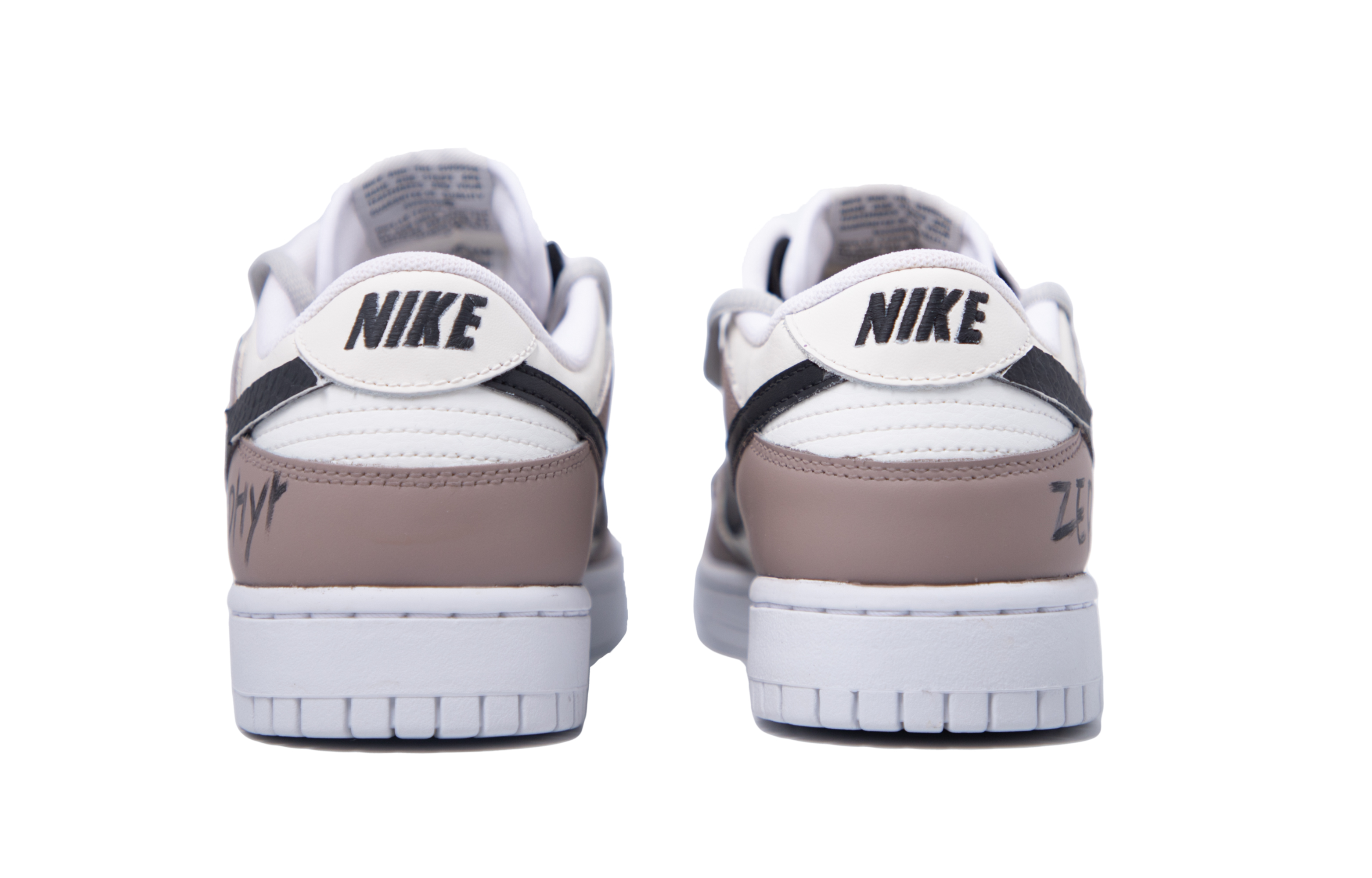 [Custom Shoes] Nike Dunk Low 'Da Vinci Custom Black Brown' 圖 4