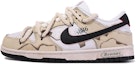 Buy 나이키 덩크 로우 '다빈치 커스텀 브라운-화이트' FB3354-001(TeamM-大时报)