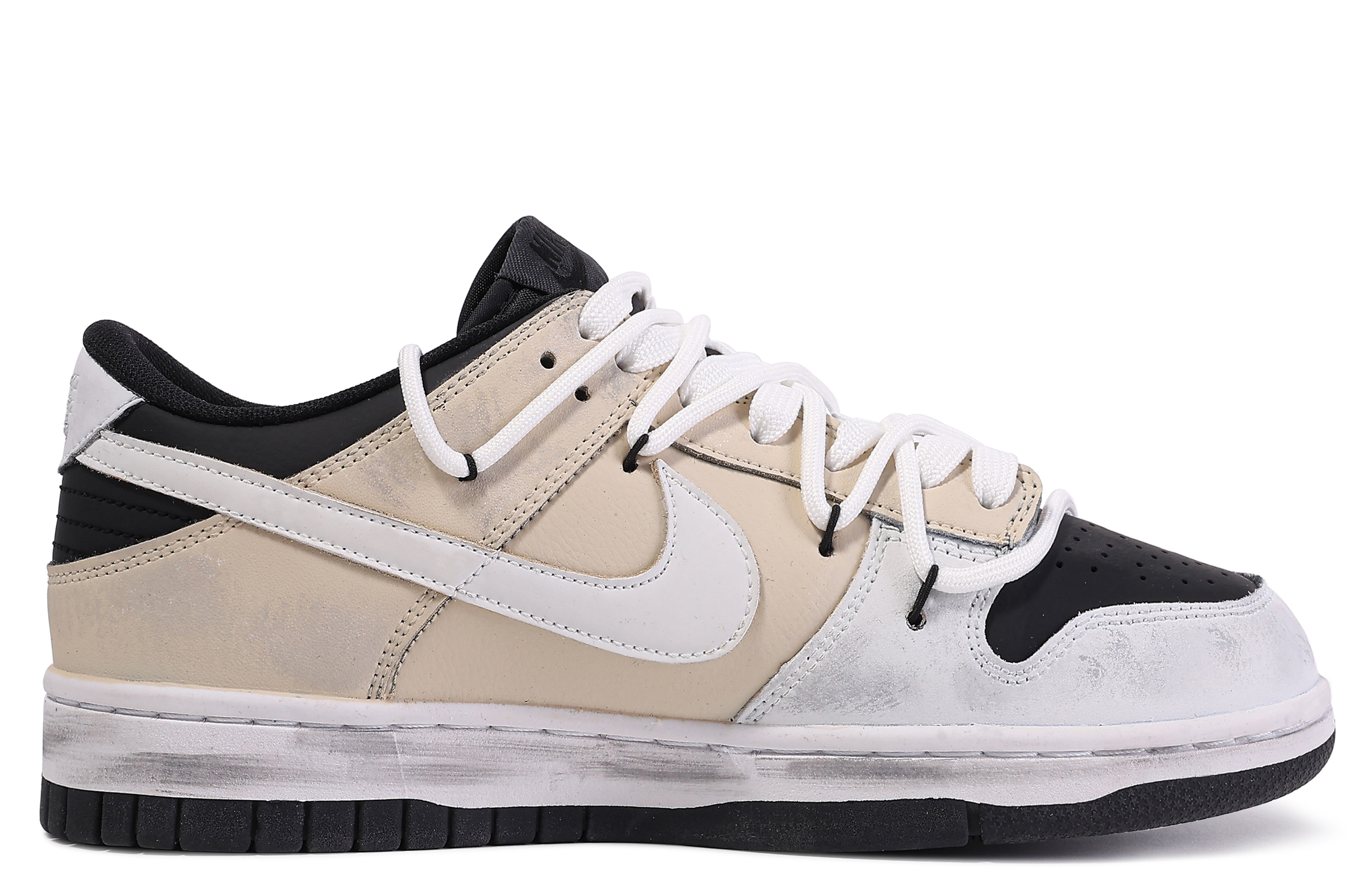 [Custom Shoes] Nike Dunk Low 'Da Vinci Custom Church Graffiti White/Brown/Black' 圖 2