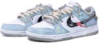 Lookbook ナイキ ダンク LOW ダ・ヴィンチ風落書きカスタム (Nike Dunk LOW Da Vinci Fu Rakugaki Custom) DD1391-103(TeamM-男女同款涂鸦白蓝黑)