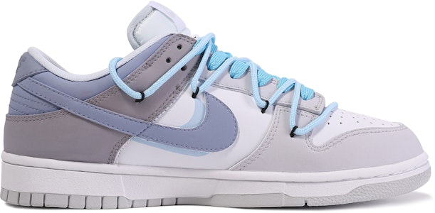 Zapatillas Personalizadas Nike Dunk Low 'Da Vinci Gris-Azul Blanco' DV0831-101(TeamM-犹梦空间-BOX) Order Zapatillas Personalizadas Nike Dunk Low 'Da Vinci Gris-Azul Blanco' DV0831-101(TeamM-犹梦空间-BOX)