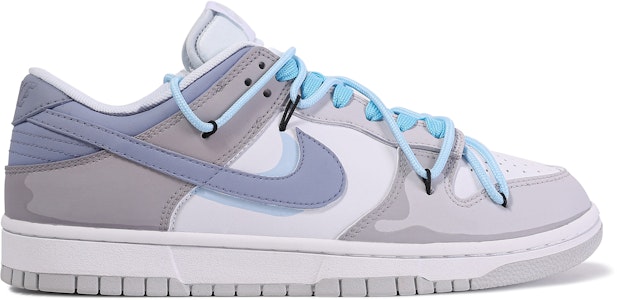 Zapatillas Personalizadas Nike Dunk Low 'Da Vinci Gris-Azul Blanco' DV0831-101(TeamM-犹梦空间-BOX) Lookbook Zapatillas Personalizadas Nike Dunk Low 'Da Vinci Gris-Azul Blanco' DV0831-101(TeamM-犹梦空间-BOX)