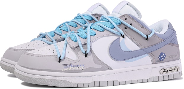 Zapatillas Personalizadas Nike Dunk Low 'Da Vinci Gris-Azul Blanco' DV0831-101(TeamM-犹梦空间-BOX) Shop Zapatillas Personalizadas Nike Dunk Low 'Da Vinci Gris-Azul Blanco' DV0831-101(TeamM-犹梦空间-BOX)