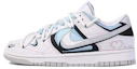 Order 【訂製球鞋】 Nike Dunk Low 達文西訂製 禮盒 心動頻率 愛心 線條 解構 清新 舒適 低筒 板鞋 男款 白藍