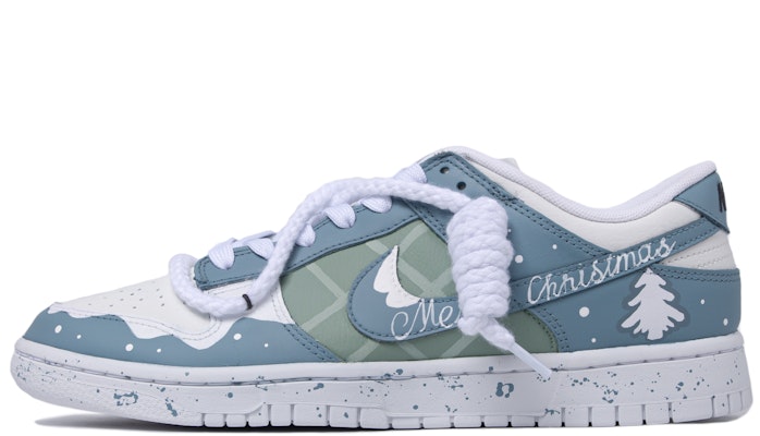 나이키 덩크 로우 '다빈치 눈꽃 청록' (커스텀) DJ6188-101(TeamM-男款雪夜圣诞) Buy 나이키 덩크 로우 '다빈치 눈꽃 청록' (커스텀) DJ6188-101(TeamM-男款雪夜圣诞)