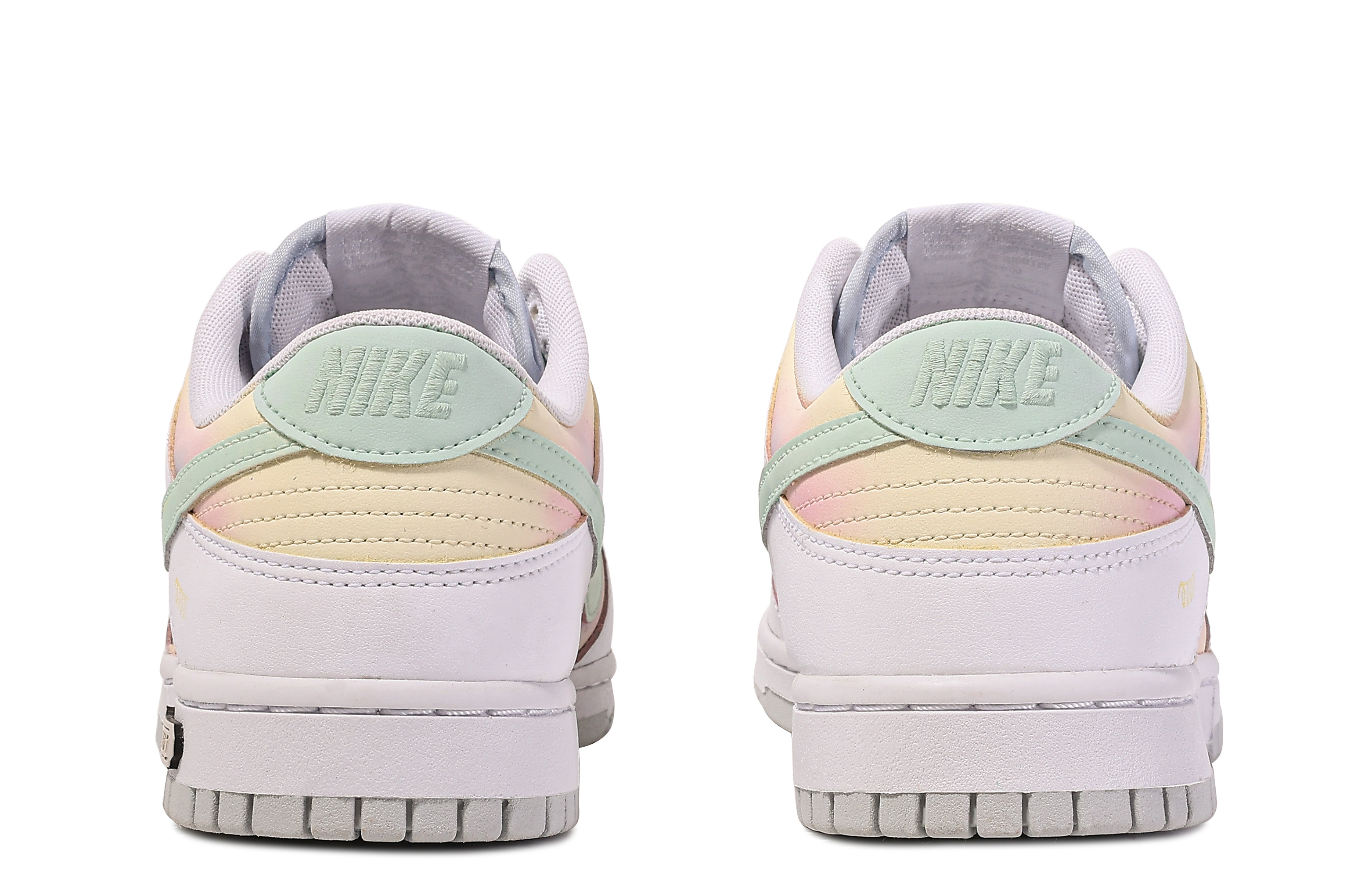 Purchase Zapatillas personalizadas Nike Dunk Low 'Da Vinci Blanco-Verde-Naranja' DH9765-102(TeamM-转瞬即失-BOX)