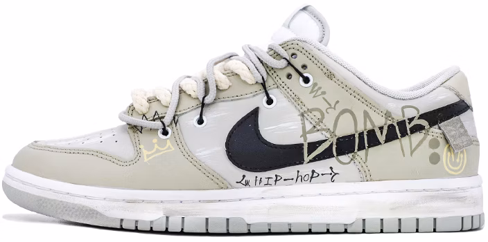 custom-shoes-nike-dunk-low-da-vinci-deconstructed-graffiti-smile