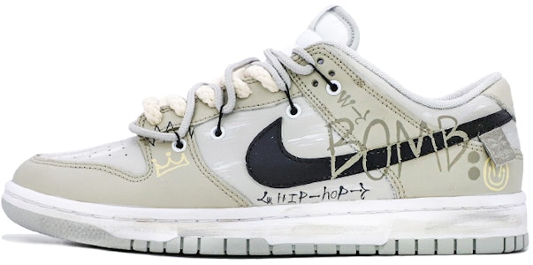 나이키 덩크 로우 '다빈치 스마일 그라피티' (커스텀) DD1391-103(TeamM-男女同款涂鸦笑脸黑白灰黄) Buy 나이키 덩크 로우 '다빈치 스마일 그라피티' (커스텀) DD1391-103(TeamM-男女同款涂鸦笑脸黑白灰黄)