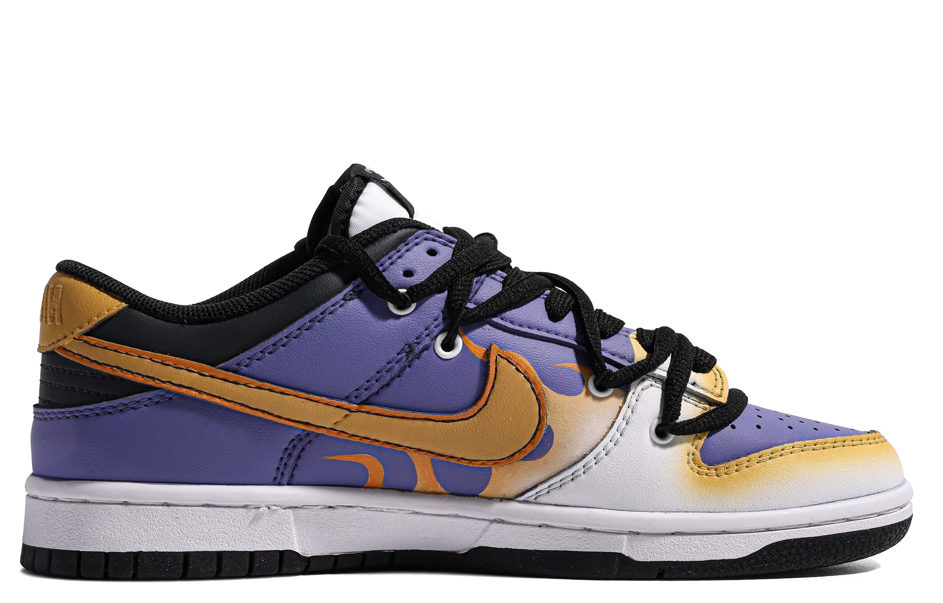 Order [Kasut Custom] Nike Dunk Low 'Graffiti Api Da Vinci' DD1391-100(TeamM-男款火焰纹章-S-BOX)