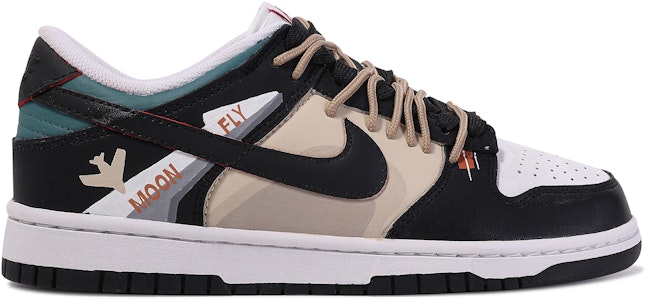 나이키 덩크 로우 '다빈치 비행 그라피티 블랙 브라운' (커스텀) FB3354-001(TeamM-长空迷航) Lookbook 나이키 덩크 로우 '다빈치 비행 그라피티 블랙 브라운' (커스텀) FB3354-001(TeamM-长空迷航)