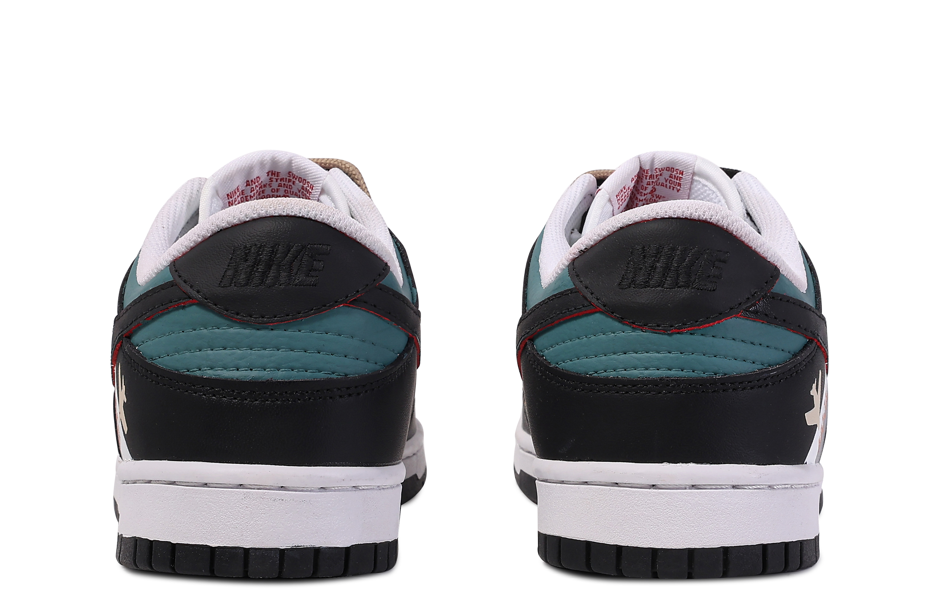 Purchase [Kasut Custom] Nike Dunk Low 'Da Vinci Penerbangan Grafiti Hitam Coklat' FB3354-001(TeamM-长空迷航)