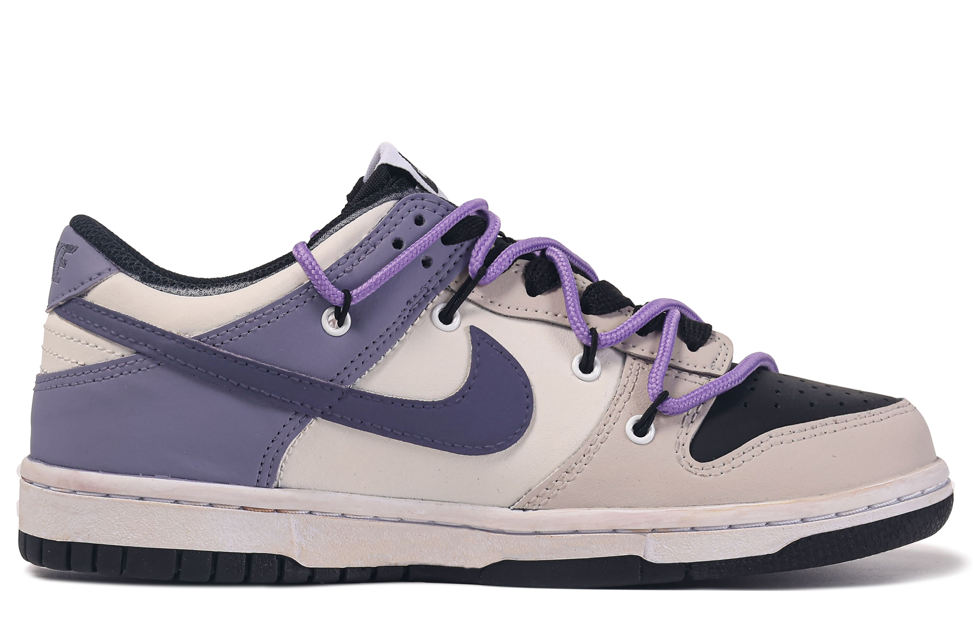 Buy [定制鞋款] 耐克Dunk Low '达芬奇流体熊涂鸦' FD1232-001(TeamM-漫步者-BOX)