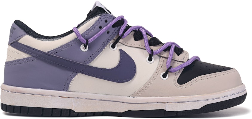 【定製球鞋】Nike Dunk Low 達文西定製 漫步者 流體熊 塗鴉 原創 復古 簡約 高級 百搭 雙鞋帶 通勤 舒適 低筒 板鞋 GS 紫黑 Buy 【定製球鞋】Nike Dunk Low 達文西定製 漫步者 流體熊 塗鴉 原創 復古 簡約 高級 百搭 雙鞋帶 通勤 舒適 低筒 板鞋 GS 紫黑