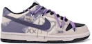 Order 【定製球鞋】Nike Dunk Low 達文西定製 漫步者 流體熊 塗鴉 原創 復古 簡約 高級 百搭 雙鞋帶 通勤 舒適 低筒 板鞋 GS 紫黑