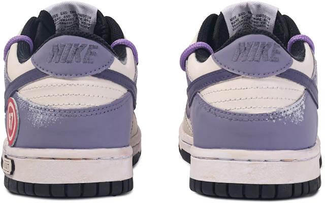 【定製球鞋】Nike Dunk Low 達文西定製 漫步者 流體熊 塗鴉 原創 復古 簡約 高級 百搭 雙鞋帶 通勤 舒適 低筒 板鞋 GS 紫黑 Shop 【定製球鞋】Nike Dunk Low 達文西定製 漫步者 流體熊 塗鴉 原創 復古 簡約 高級 百搭 雙鞋帶 通勤 舒適 低筒 板鞋 GS 紫黑