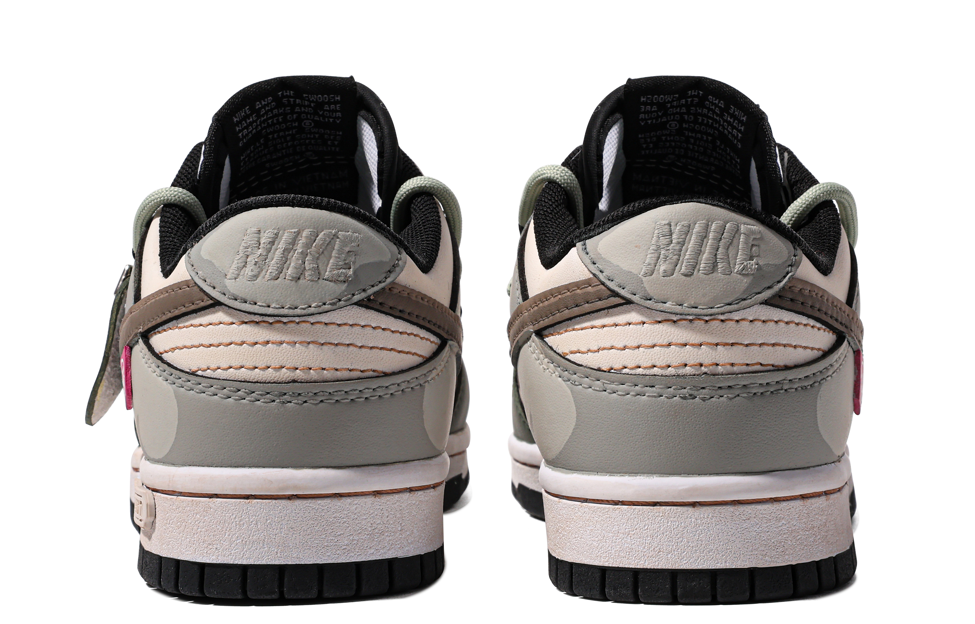 Shop [Kasut Custom] Nike Dunk Low 'Da Vinci Avocado Terlarang' DD1391-100(TeamM-男款-禁止焦绿S-BOX)