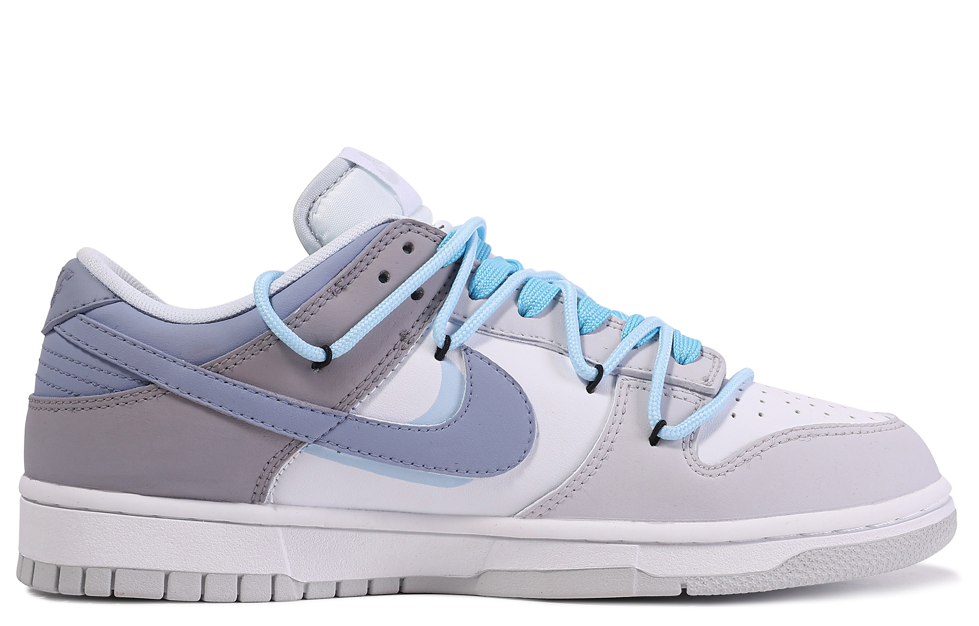 Order Zapatillas Nike Dunk Low 'Caja Regalo Da Vinci Gris Azul Blanco' DH9765-102(TeamM-犹梦空间-BOX)