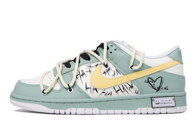 나이키 덩크 로우 '다빈치 그라피티 그린' (커스텀) DH9765-100(TeamM-女款撞色涂鸦青梅绿) Buy 나이키 덩크 로우 '다빈치 그라피티 그린' (커스텀) DH9765-100(TeamM-女款撞色涂鸦青梅绿)