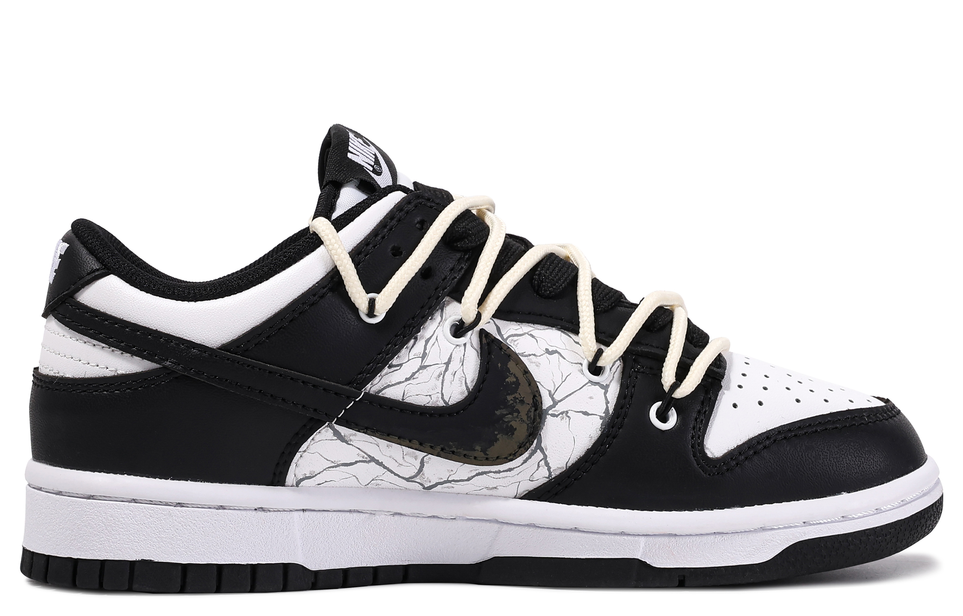 Order [Kasut Custom] Nike Dunk Low 'Amaran Cinta Graffiti Da Vinci' DD1391-100(TeamM-恋爱警告)