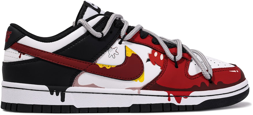 나이키 덩크 로우 '다빈치 미키 캔디 하우스' (커스텀) CW1590-100(TeamM-米奇糖果屋) Lookbook 나이키 덩크 로우 '다빈치 미키 캔디 하우스' (커스텀) CW1590-100(TeamM-米奇糖果屋)