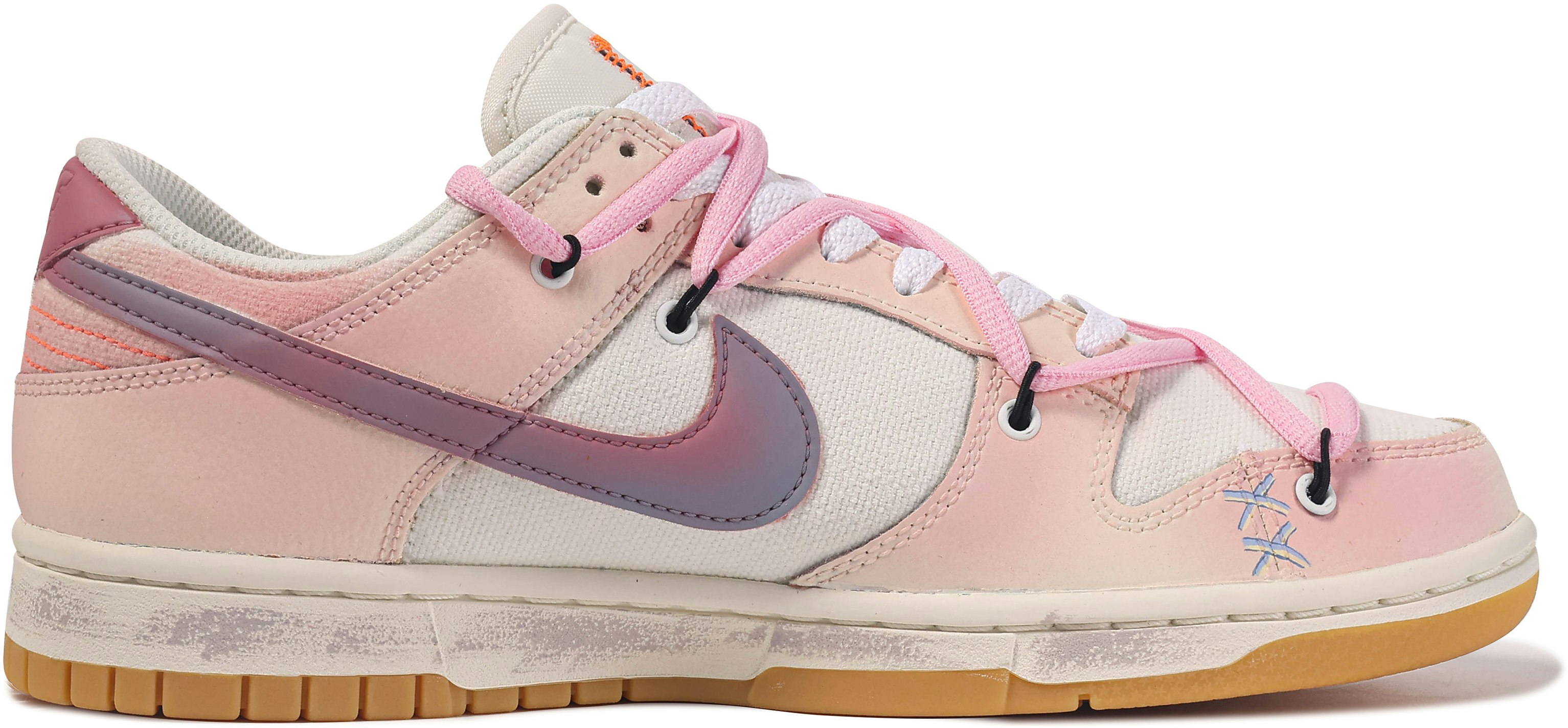 custom-shoes-nike-dunk-low-da-vinci-peach-blossom