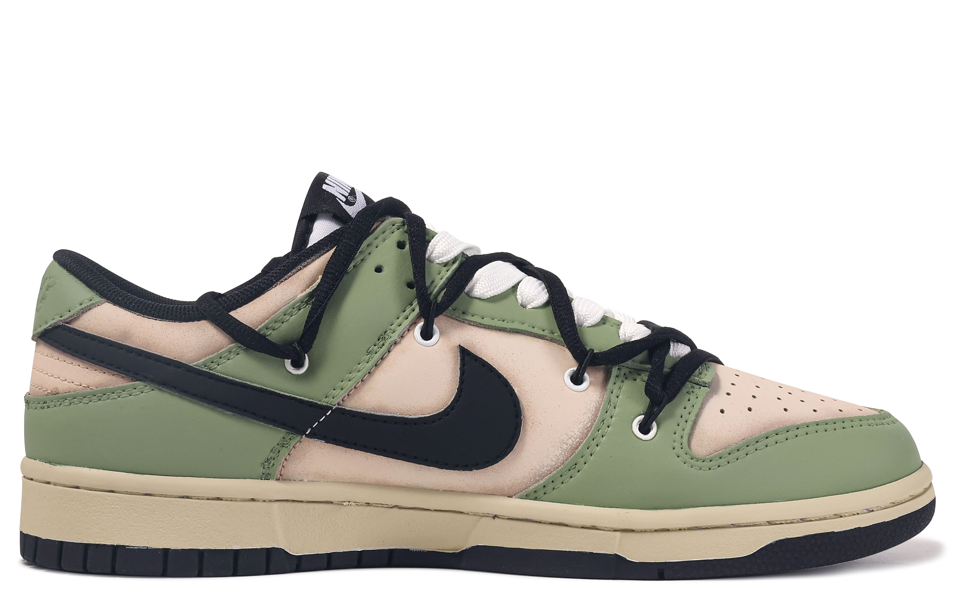 Buy [Kasut Tersuai] Nike Dunk Low 'Da Vinci Phonograph Gangsa Retro Hijau-Krim' DD1391-100(TeamM-男款留声-BOX)