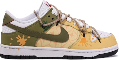 나이키 덩크 로우 '다빈치 파인애플 그라피티' (커스텀) FB3354-001(TeamM-菠萝蜜-BOX) Lookbook 나이키 덩크 로우 '다빈치 파인애플 그라피티' (커스텀) FB3354-001(TeamM-菠萝蜜-BOX)