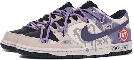 【客製化球鞋】Nike Dunk Low 達文西訂製 漫步者 流體熊 復古 簡約 百搭 舒適 低筒 板鞋 男款 紫黑 Lookbook 【客製化球鞋】Nike Dunk Low 達文西訂製 漫步者 流體熊 復古 簡約 百搭 舒適 低筒 板鞋 男款 紫黑