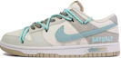 Buy 【訂製球鞋】 Nike Dunk Low 達文西訂製 海鹽起司 塗鴉 簡約 百搭 解構 低筒 板鞋 男款 米白藍