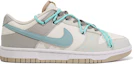 Lookbook 【訂製球鞋】 Nike Dunk Low 達文西訂製 海鹽起司 塗鴉 簡約 百搭 解構 低筒 板鞋 男款 米白藍